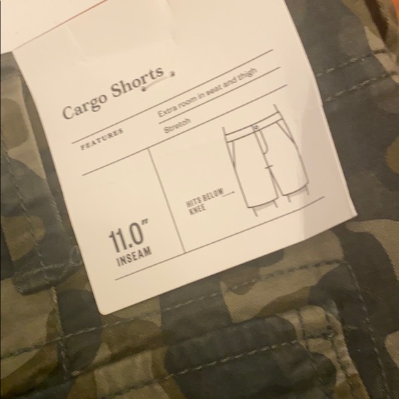 Goodfellow & Co green cargo shorts NWT - Picture 5 of 7